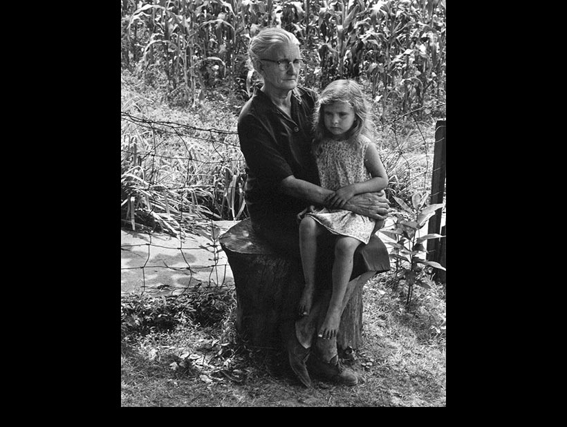 Mae Phillips and her Granddaughter Jeanie